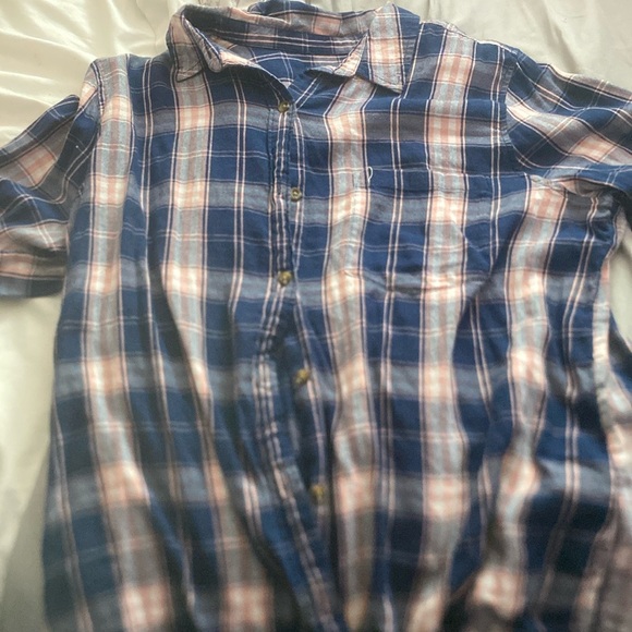 plaid throw over (m) - Picture 1 of 2